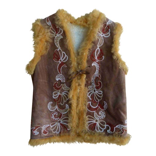 Shearling vest