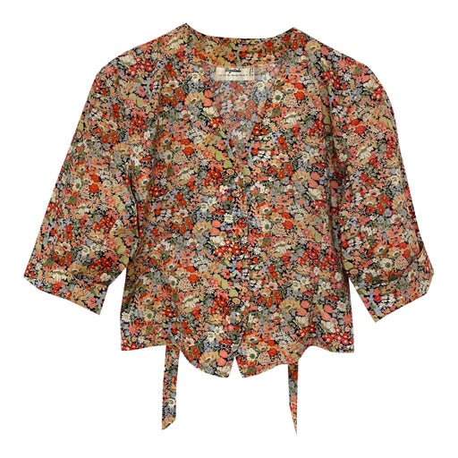 Top à fleurs