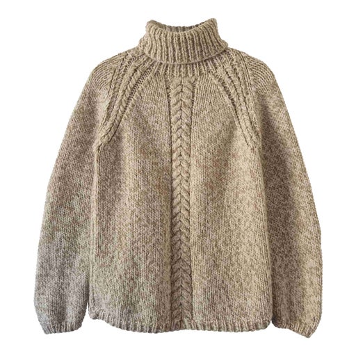 Pull col roulé