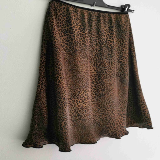 Satin midi skirt