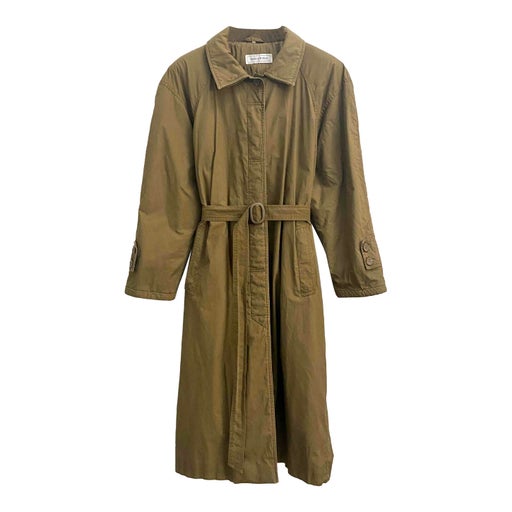 Khaki trench coat