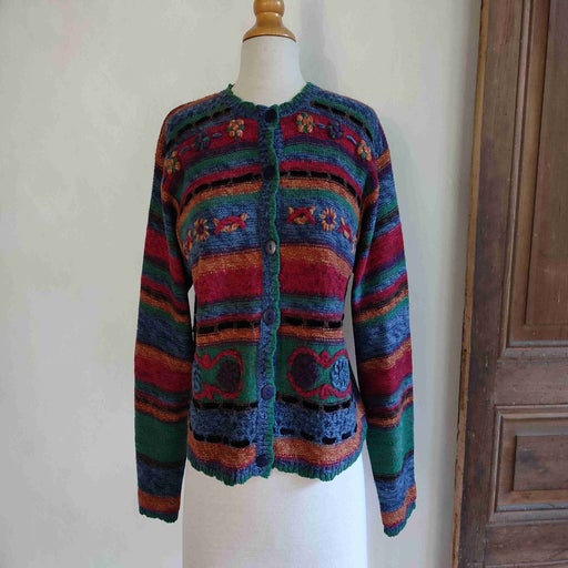 Striped cardigan