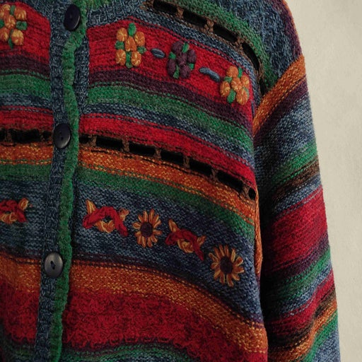 Striped cardigan
