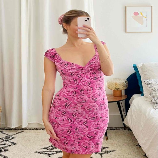 Floral mini dress