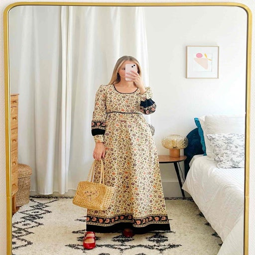 Long floral dress