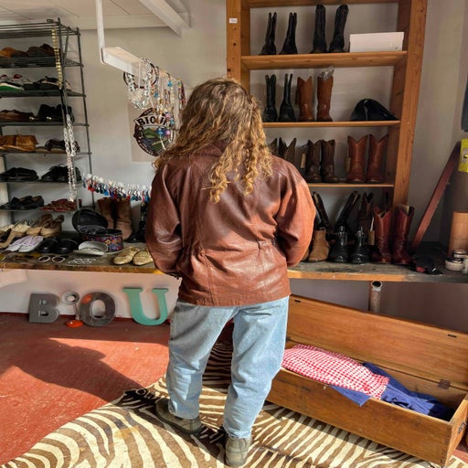 Leather jacket