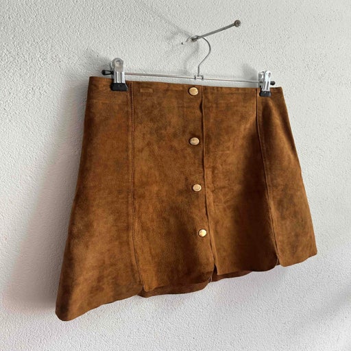 Suede skirt