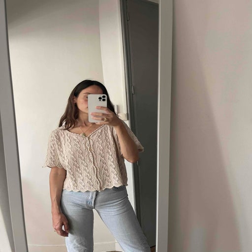 Crochet crop top