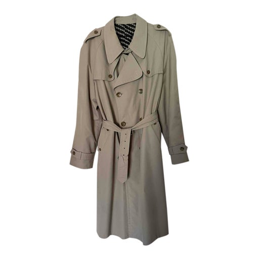 Beige trench coat