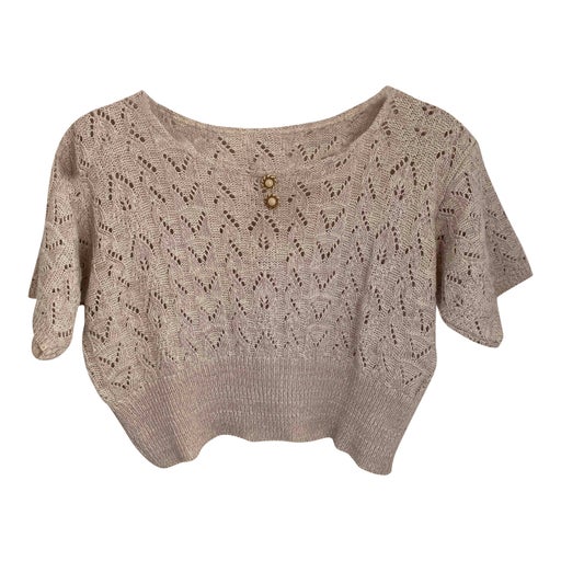Crop top en crochet