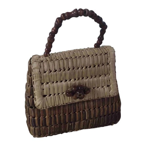 Wicker handbag