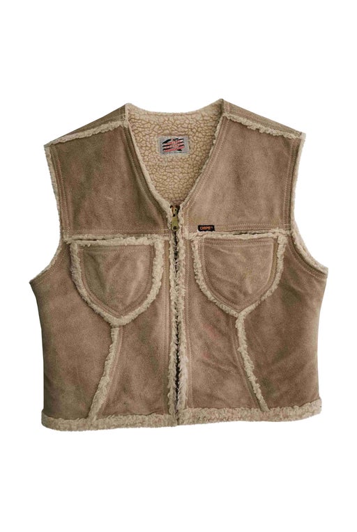 Shearling vest