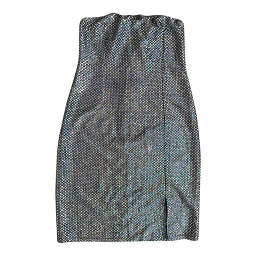Robe bustier à sequins
