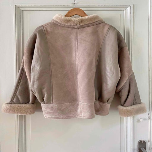 Shearling bomber
