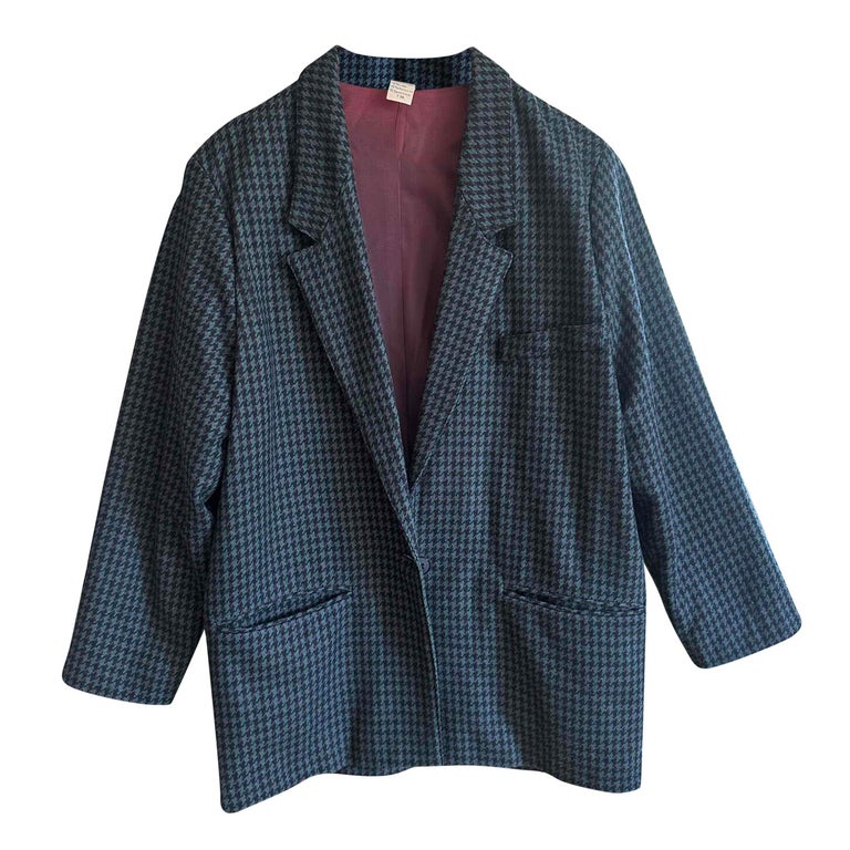 Houndstooth blazer