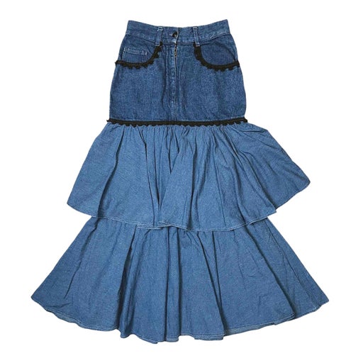 Jupe en jean Moschino