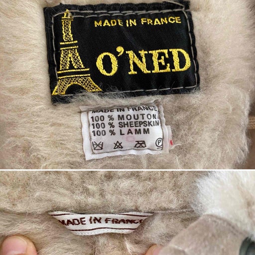 Shearling bomber