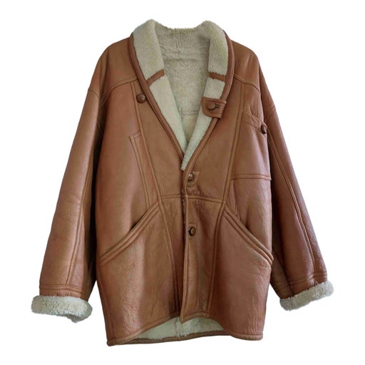 Manteau en peau lainée