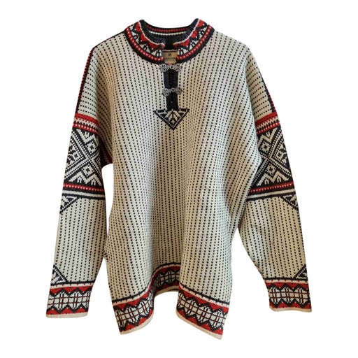 Pull norvégien en laine 