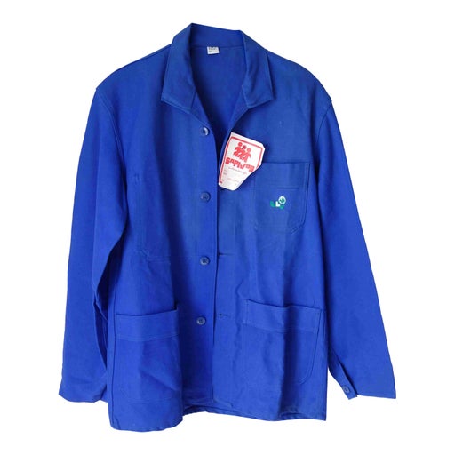 Blue work jacket