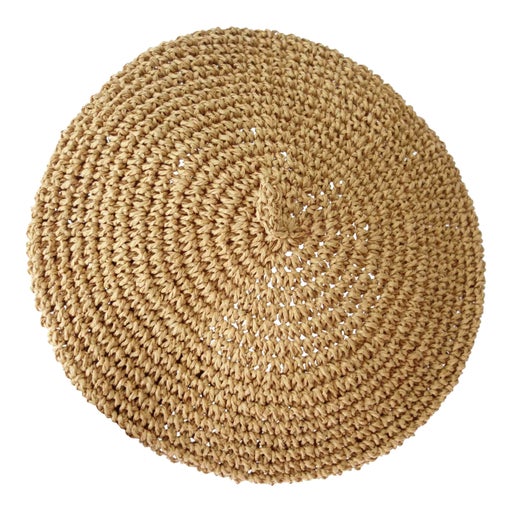 Raffia beret