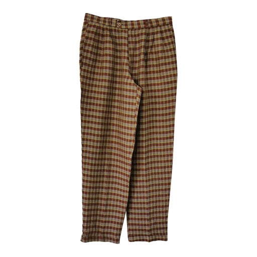 Checked pants