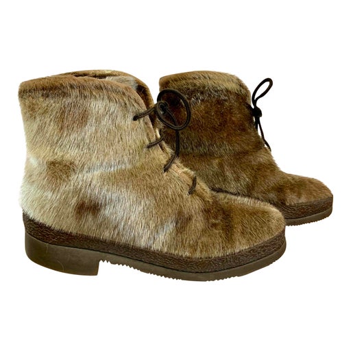 Bottines en fourrure
