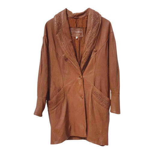 Leather coat