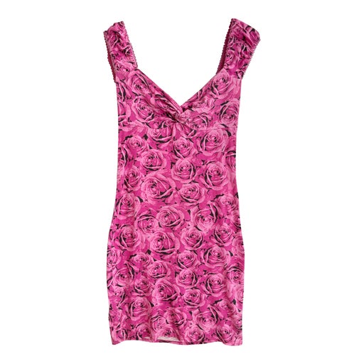 Robe mini à fleurs