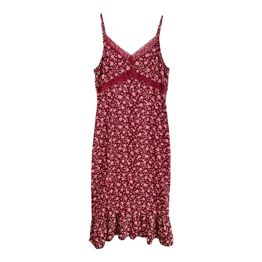 Robe midi à fleurs