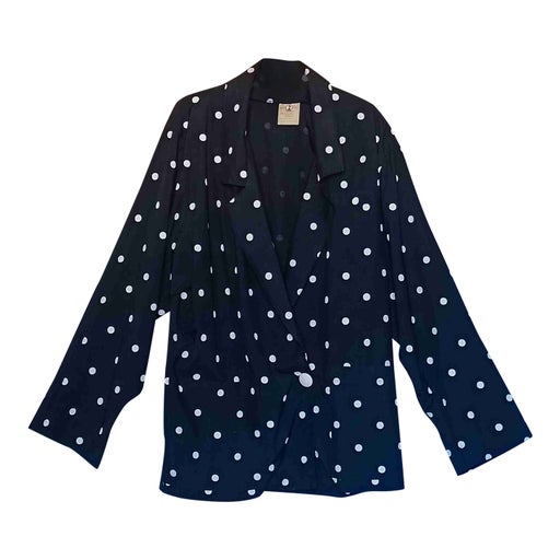 Polka dot blazer