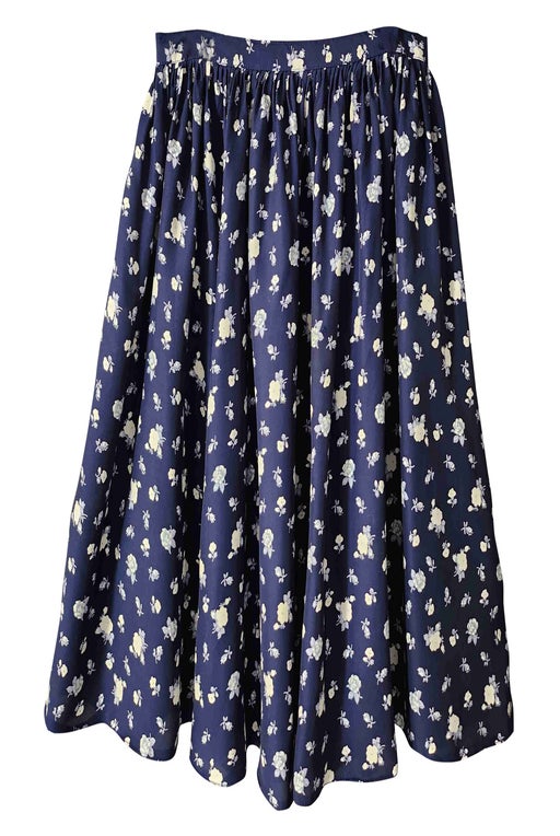 Short floral skirt