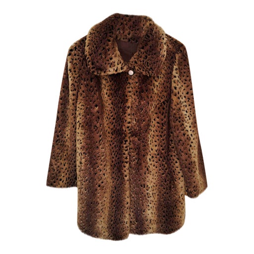 Faux fur coat