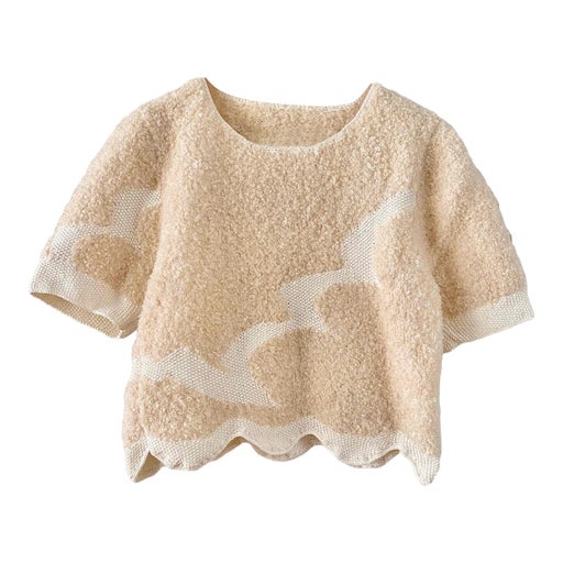 Boucle wool top