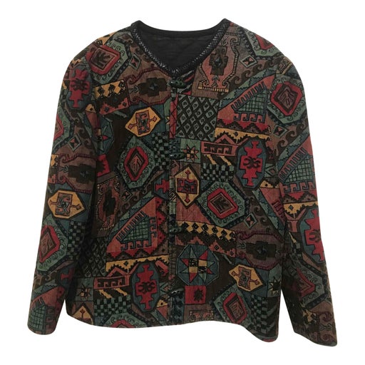 Veste en velours matelassée