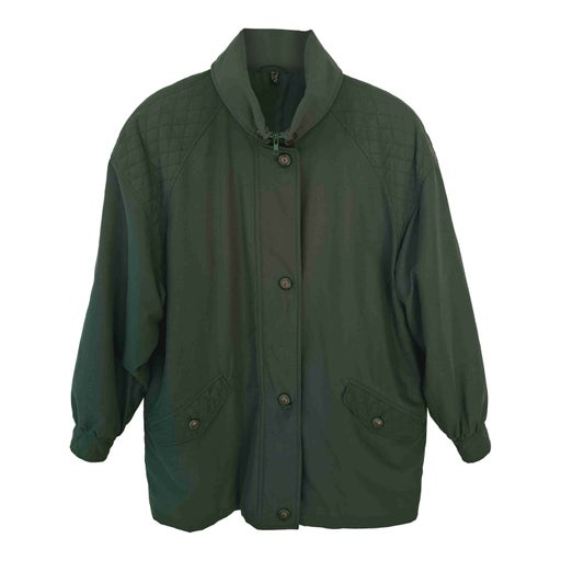 Green pea coat