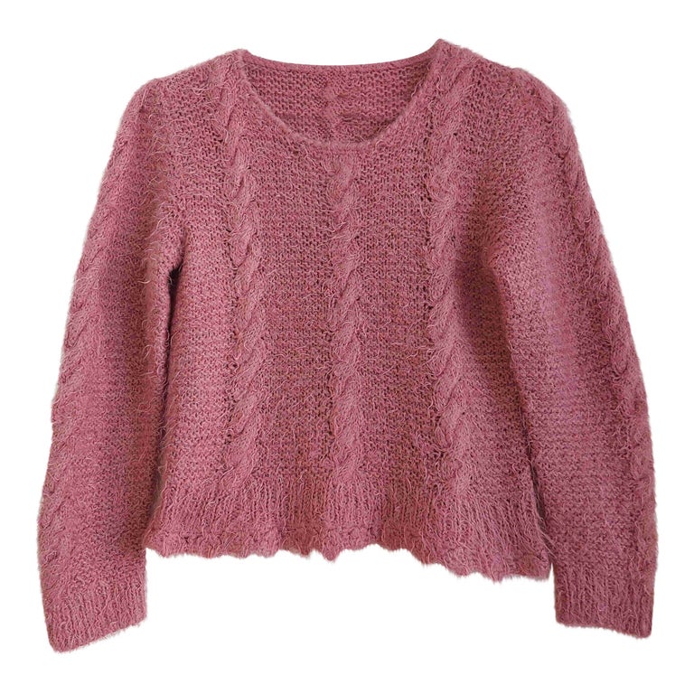 Pull court en laine pour femme Imparfaite
