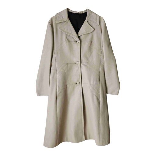 Trench en cuir