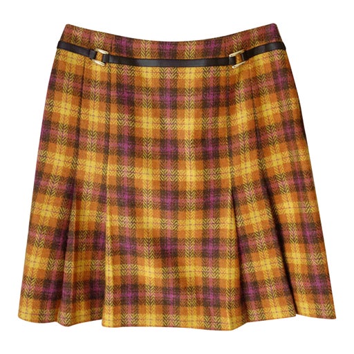 Jupe tartan en laine
