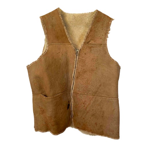 Shearling vest