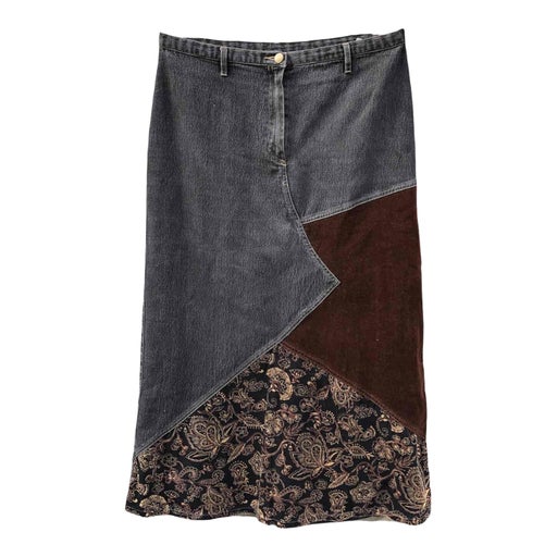 Jupe longue en jean 