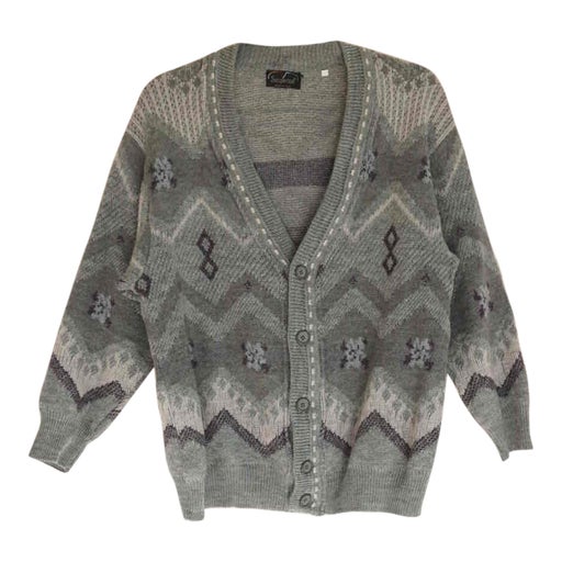 Cardigan à motifs géométrique