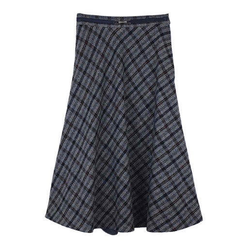 Jupe écossaise, mi longue, en laine tartan