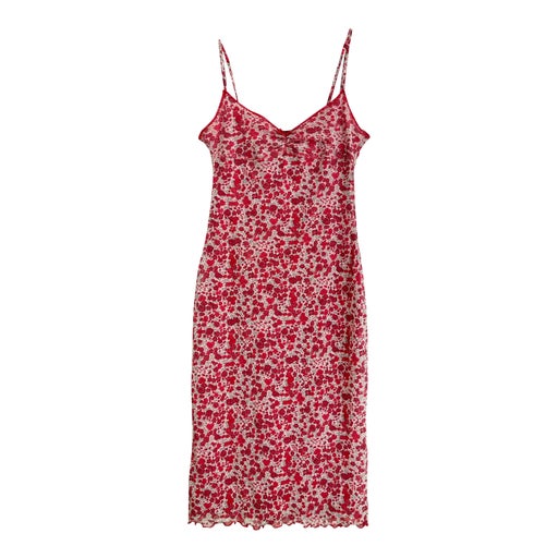 Robe midi à fleurs