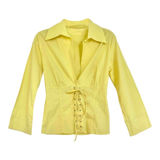 Lace-up shirt