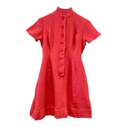 60's wool dress