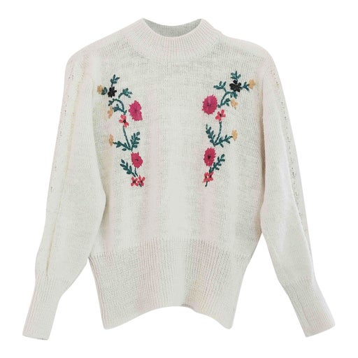 Pull brodé