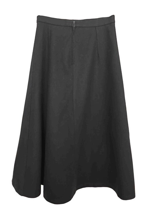 Long wool skirt