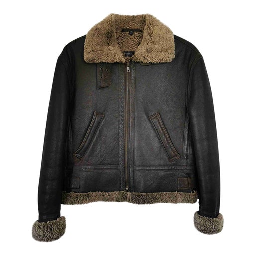 Shearling bomber