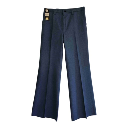 Wool flare pants